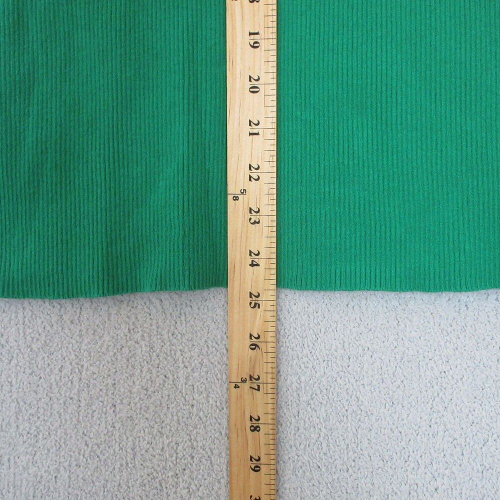 Ralph Lauren LRL Sweater Womens XL Green Ribbed Turtleneck Slim Long Sleeve - Picture 4 of 8